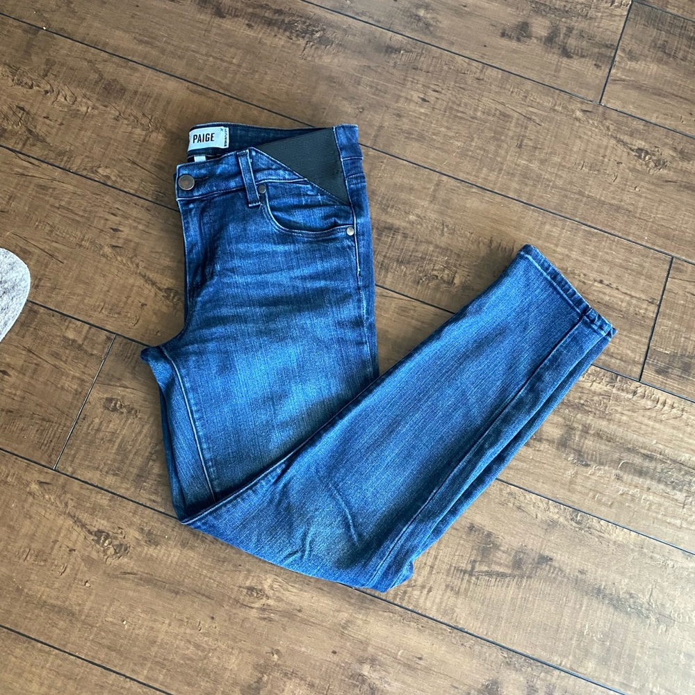 Paige Verdugo Crop Maternity Jeans